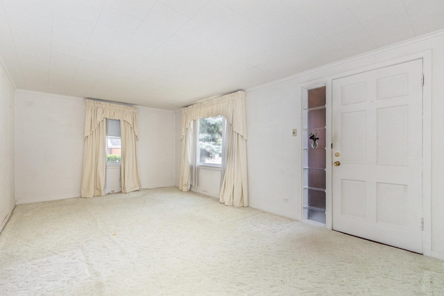 1723 N Raynor Ave, Crest Hill, IL 60403 - carpeted empty room featuring ornamental molding
