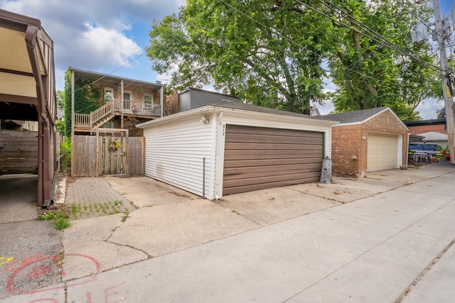 317 N Marion St, Oak Park, IL 60302 - view of detached garage