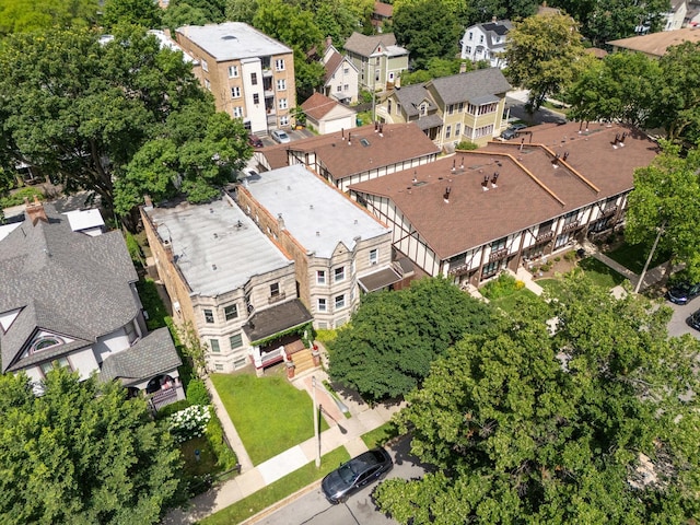 317 N Marion St, Oak Park, IL 60302 - aerial view of property's location with nearby suburban area