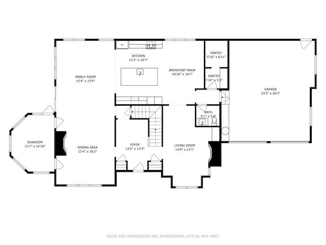 3967 Garden Ave, Western Springs, IL 60558 - view of floor plan / room layout
