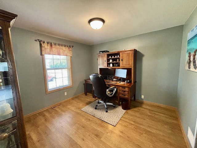 2525 E 6th St, Belvidere, IL 61008 - office space featuring light wood-style flooring and baseboards