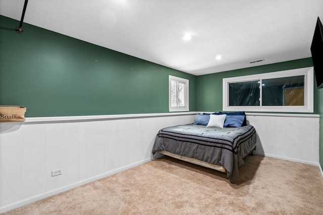 3850 Seaview Dr, Hanover Park, IL 60133 - carpeted bedroom featuring a wainscoted wall