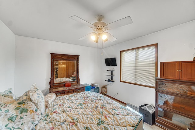 324 E 173rd Pl, South Holland, IL 60473 - bedroom featuring light colored carpet and ceiling fan