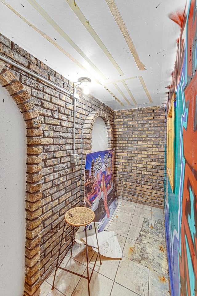 324 E 173rd Pl, South Holland, IL 60473 - wine cellar with brick wall