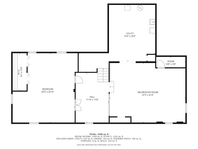 324 E 173rd Pl, South Holland, IL 60473 - view of floor plan / room layout