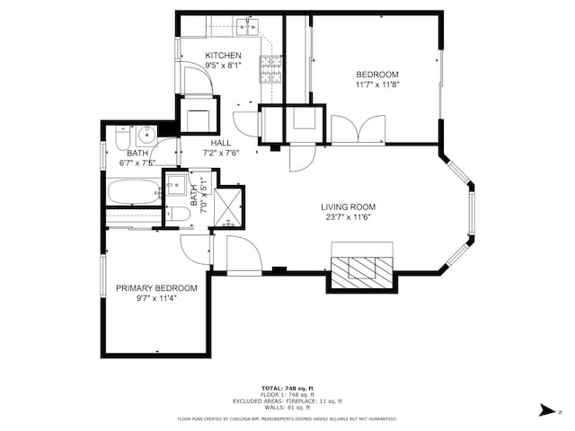5323 S Harper Ave S Unit 1, Chicago, IL 60615 - view of property floor plan