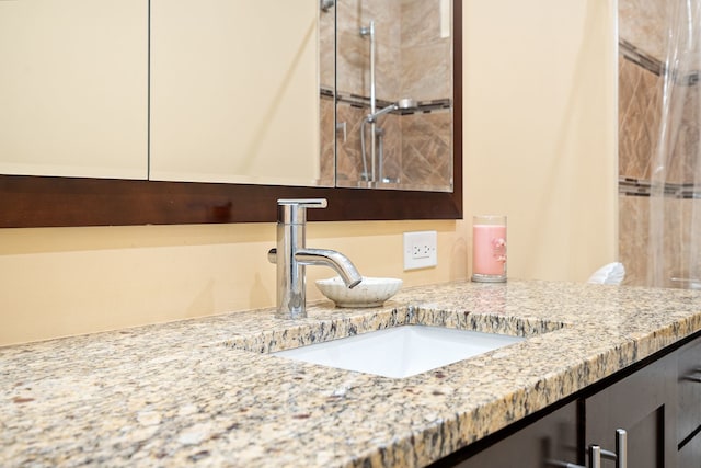 7726 S Moody Ave, Burbank, IL 60459 - bathroom view of vanity and tiled shower