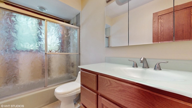 270 W Fremont Ave, Elmhurst, IL 60126 - bathroom with vanity and combined bath / shower with glass door