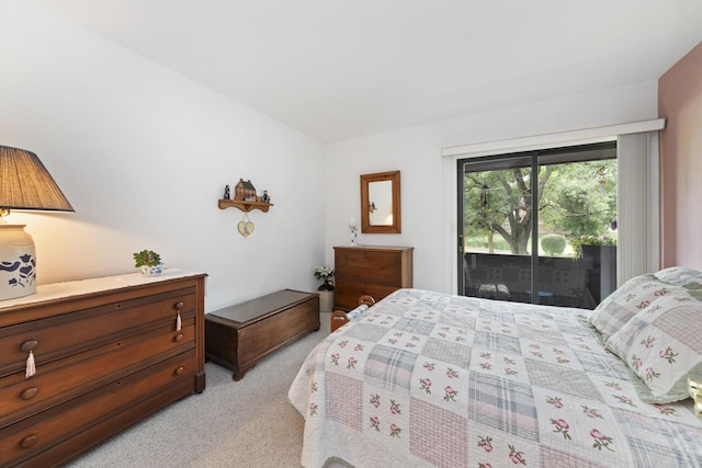 485 Raintree Ct Unit B, Glen Ellyn, IL 60137 - bedroom featuring access to outside and light colored carpet