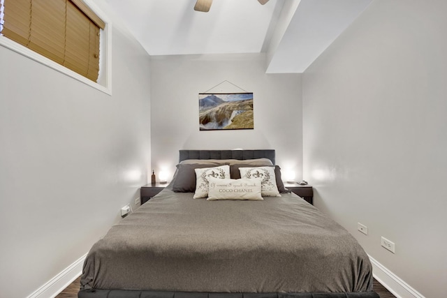 1428 W Lexington St Unit 1, Chicago, IL 60607 - bedroom featuring wood finished floors and a ceiling fan