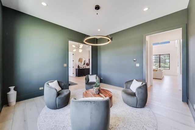 16226 Syd Creek Dr, Homer Glen, IL 60491 - living area featuring light wood finished floors and recessed lighting
