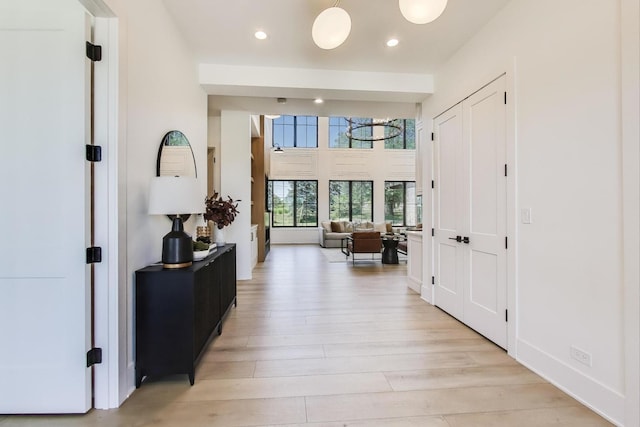 16226 Syd Creek Dr, Homer Glen, IL 60491 - entrance foyer featuring light wood finished floors and recessed lighting