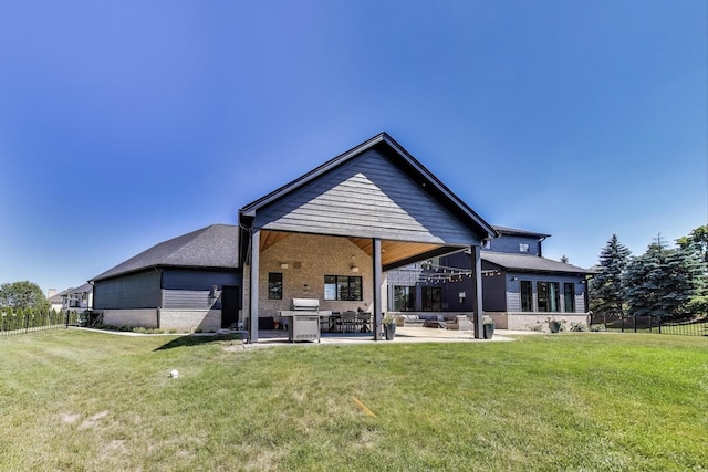 16226 Syd Creek Dr, Homer Glen, IL 60491 - rear view of property with a patio area and brick siding