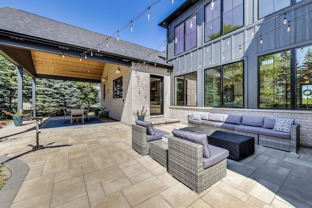16226 Syd Creek Dr, Homer Glen, IL 60491 - view of patio / terrace with an outdoor hangout area and outdoor dining space