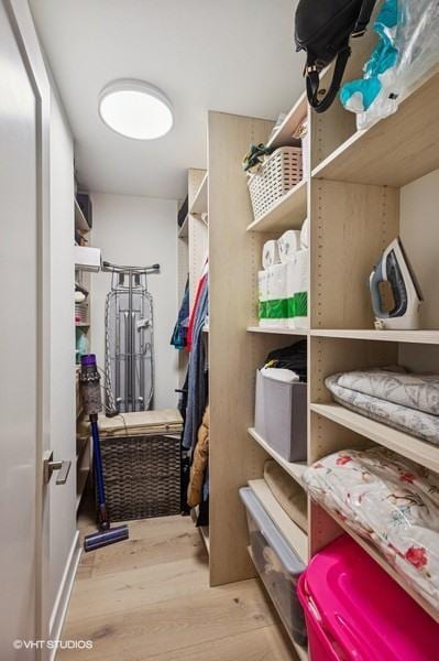4050 Dundee Rd Unit 209, Northbrook, IL 60062 - spacious closet featuring wood finished floors
