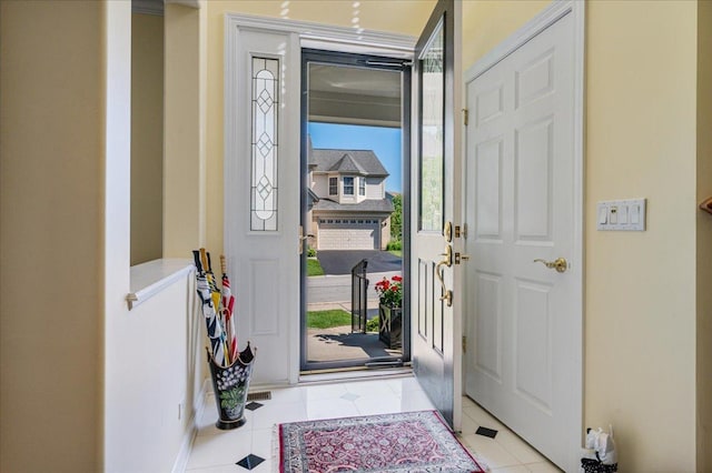 1781 Aberdeen Dr, Glenview, IL 60025 - foyer entrance featuring light tile patterned floors
