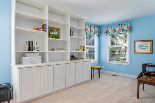 1781 Aberdeen Dr, Glenview, IL 60025 - sitting room featuring light colored carpet and baseboards