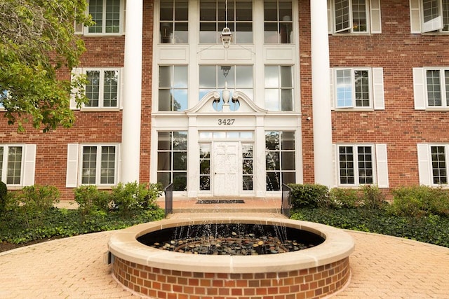 3427 Vollmer Rd Unit 209, Flossmoor, IL 60422 - entrance to property featuring brick siding