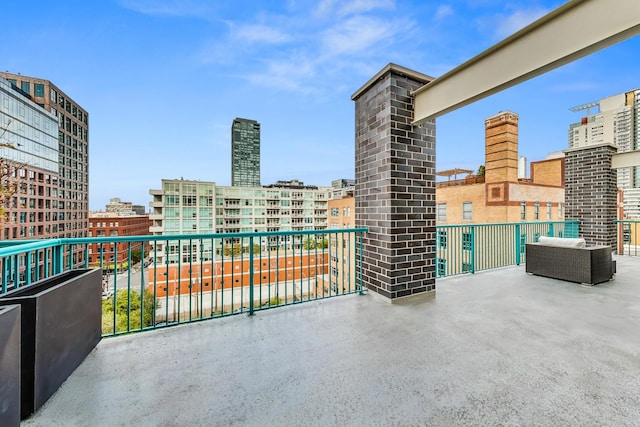 920 W Madison St Unit F8, Chicago, IL 60607 - balcony with a view of city