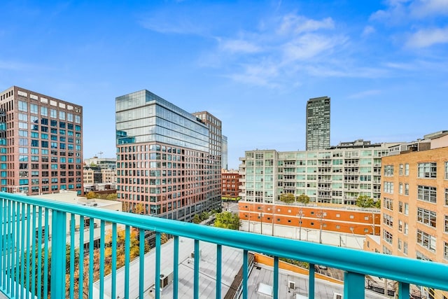 920 W Madison St Unit F8, Chicago, IL 60607 - balcony featuring a view of city