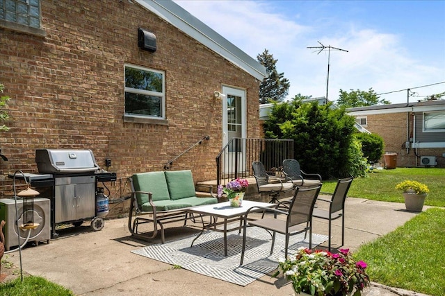 8844 Laramie Ave, Skokie, IL 60077 - view of patio / terrace with an outdoor hangout area and a grill