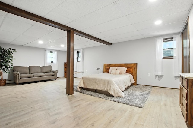 40474 N Glendale Ave, Beach Park, IL 60099 - bedroom with light wood finished floors and recessed lighting