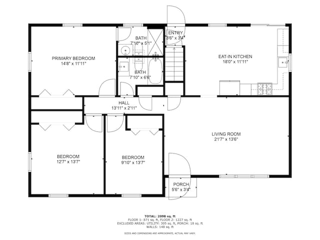 40474 N Glendale Ave, Beach Park, IL 60099 - view of floor plan / room layout
