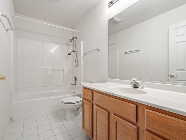 775 N Regis Ct, Palatine, IL 60067 - full bathroom with tile patterned floors, vanity, and shower / tub combination