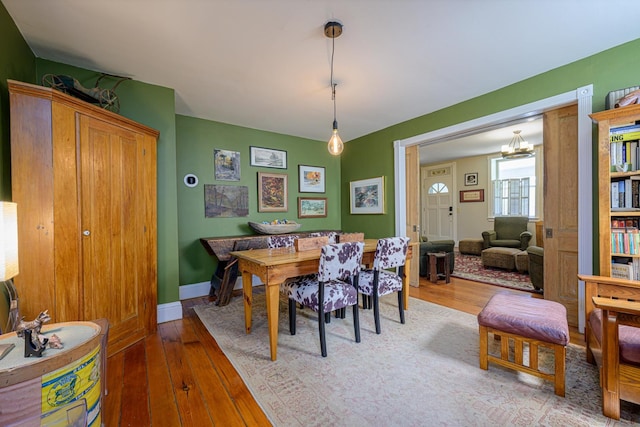 314 Elk St, Galena, IL 61036 - dining space with light wood finished floors and baseboards