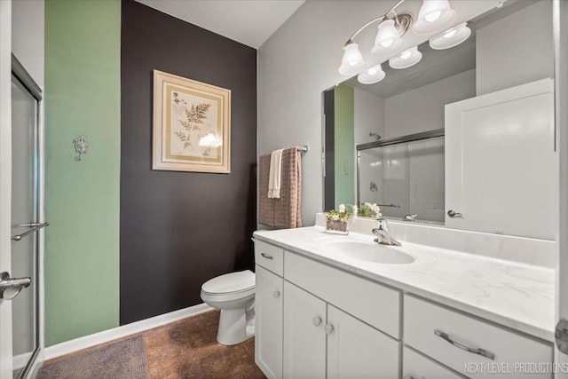 1126 Mandalay Ln Unit 1126, Bolingbrook, IL 60490 - full bath with a shower with shower door and vanity