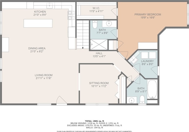 1126 Mandalay Ln Unit 1126, Bolingbrook, IL 60490 - view of property floor plan