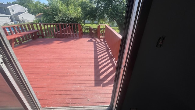 8027 Northway Dr, Hanover Park, IL 60133 - view of wooden deck