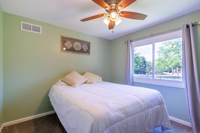 1150 Attleboro Ct, Schaumburg, IL 60193 - carpeted bedroom featuring baseboards and ceiling fan