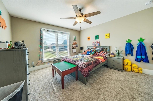 1504 Jacobs Blvd, Champaign, IL 61822 - carpeted bedroom featuring a ceiling fan and baseboards