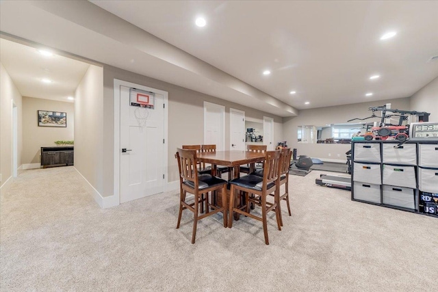 1504 Jacobs Blvd, Champaign, IL 61822 - dining room featuring carpet floors and recessed lighting