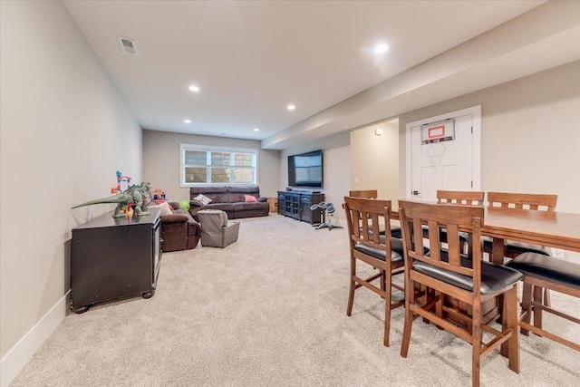 1504 Jacobs Blvd, Champaign, IL 61822 - dining space featuring carpet and recessed lighting