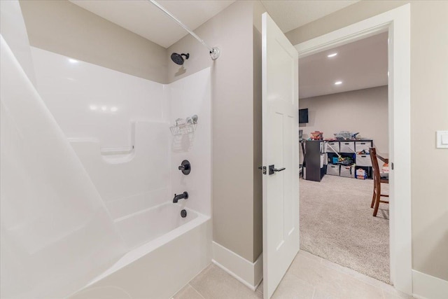 1504 Jacobs Blvd, Champaign, IL 61822 - full bathroom featuring  shower combination, recessed lighting, and tile patterned floors