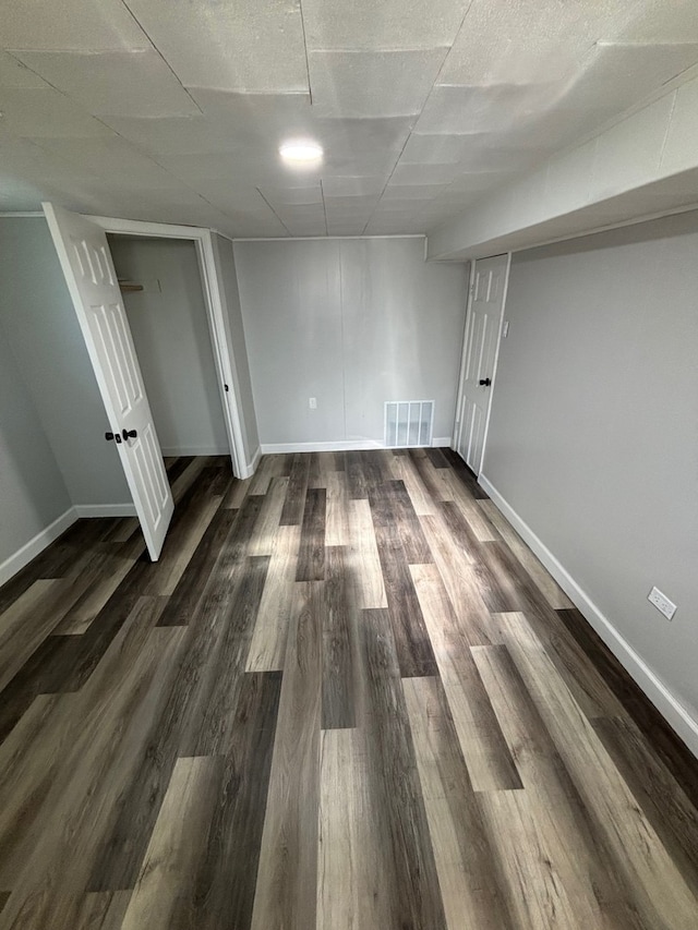 14248 Avalon Ave, Dolton, IL 60419 - finished below grade area featuring dark wood finished floors and baseboards
