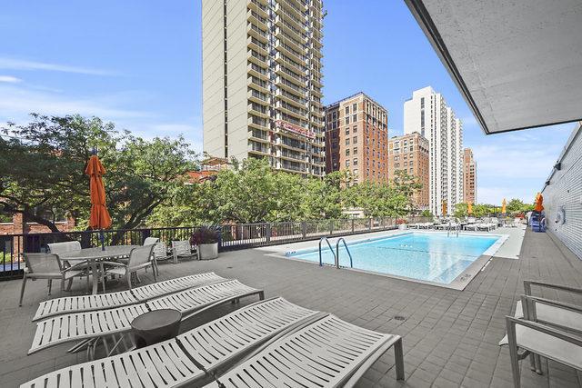3150 N Lake Shore Dr Unit 14E, Chicago, IL 60657 - community pool featuring a patio