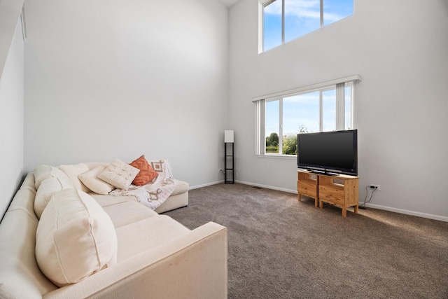 630 Legend Ln, Mchenry, IL 60050 - carpeted living area featuring plenty of natural light and a towering ceiling