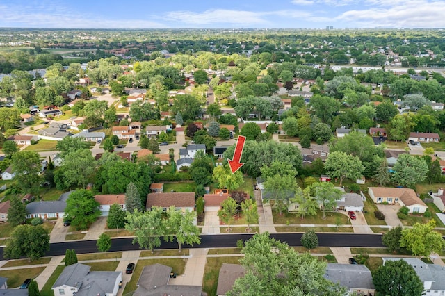 211 David Dr, Streamwood, IL 60107 - aerial perspective of suburban area