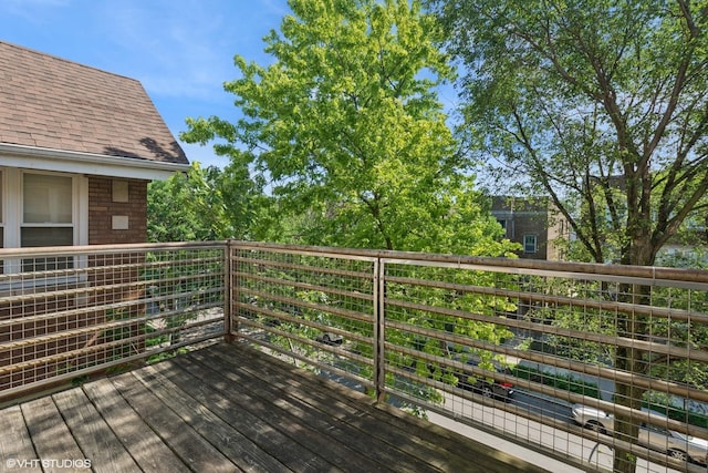 4610 N Monticello Ave Unit 3E, Chicago, IL 60625 - view of wooden deck