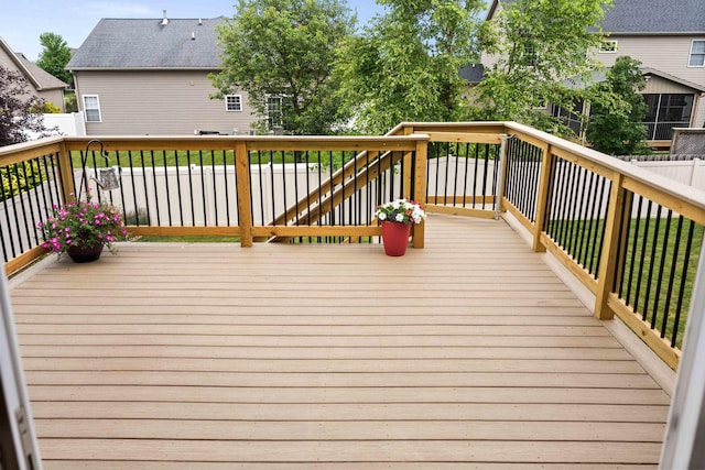 1312 Wicklow Dr, Bloomington, IL 61705 - view of deck
