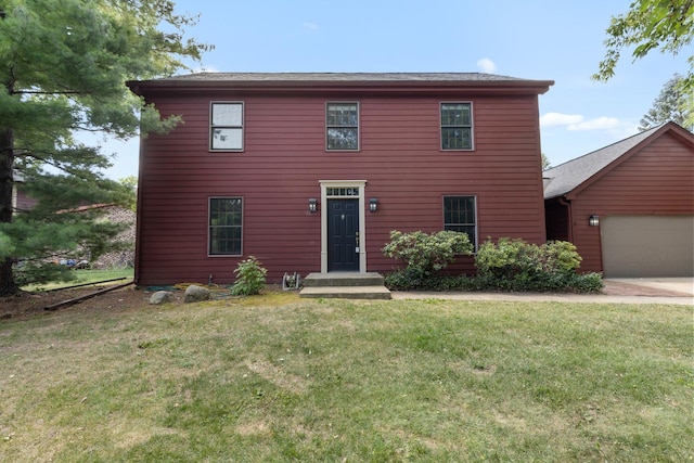 4113 Eaton Dr, Rockford, IL 61114 - view of front of house with a garage and a front yard