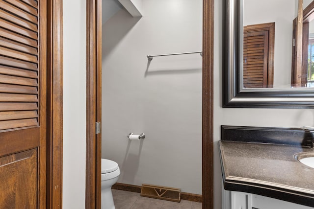 4113 Eaton Dr, Rockford, IL 61114 - bathroom with vanity and tile patterned floors