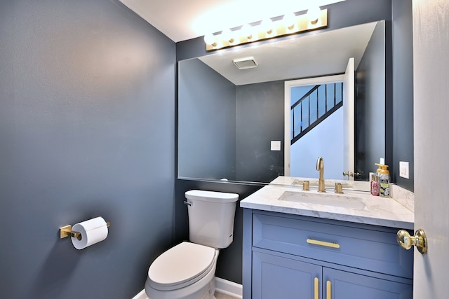 654 Kingsbridge Dr, Carol Stream, IL 60188 - half bath with toilet and vanity