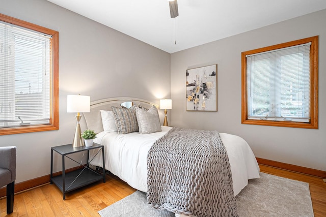 5401 S Nagle Ave, Chicago, IL 60638 - bedroom with wood finished floors and a ceiling fan