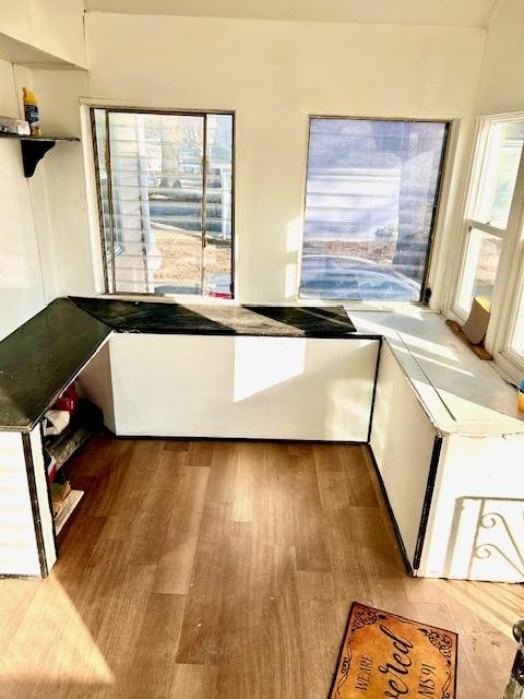 1226 175th St, East Hazel Crest, IL 60429 - unfurnished dining area with wood finished floors