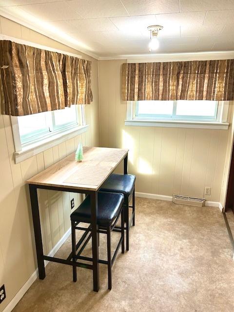 1226 175th St, East Hazel Crest, IL 60429 - dining area featuring baseboards