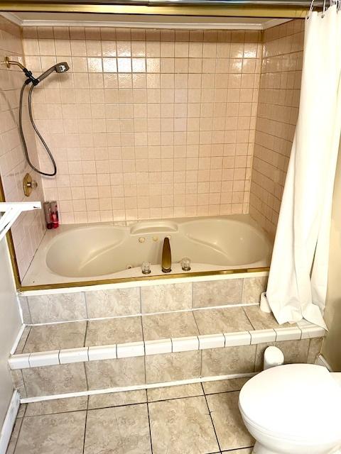 1226 175th St, East Hazel Crest, IL 60429 - full bathroom featuring tile patterned flooring and tiled shower / bath